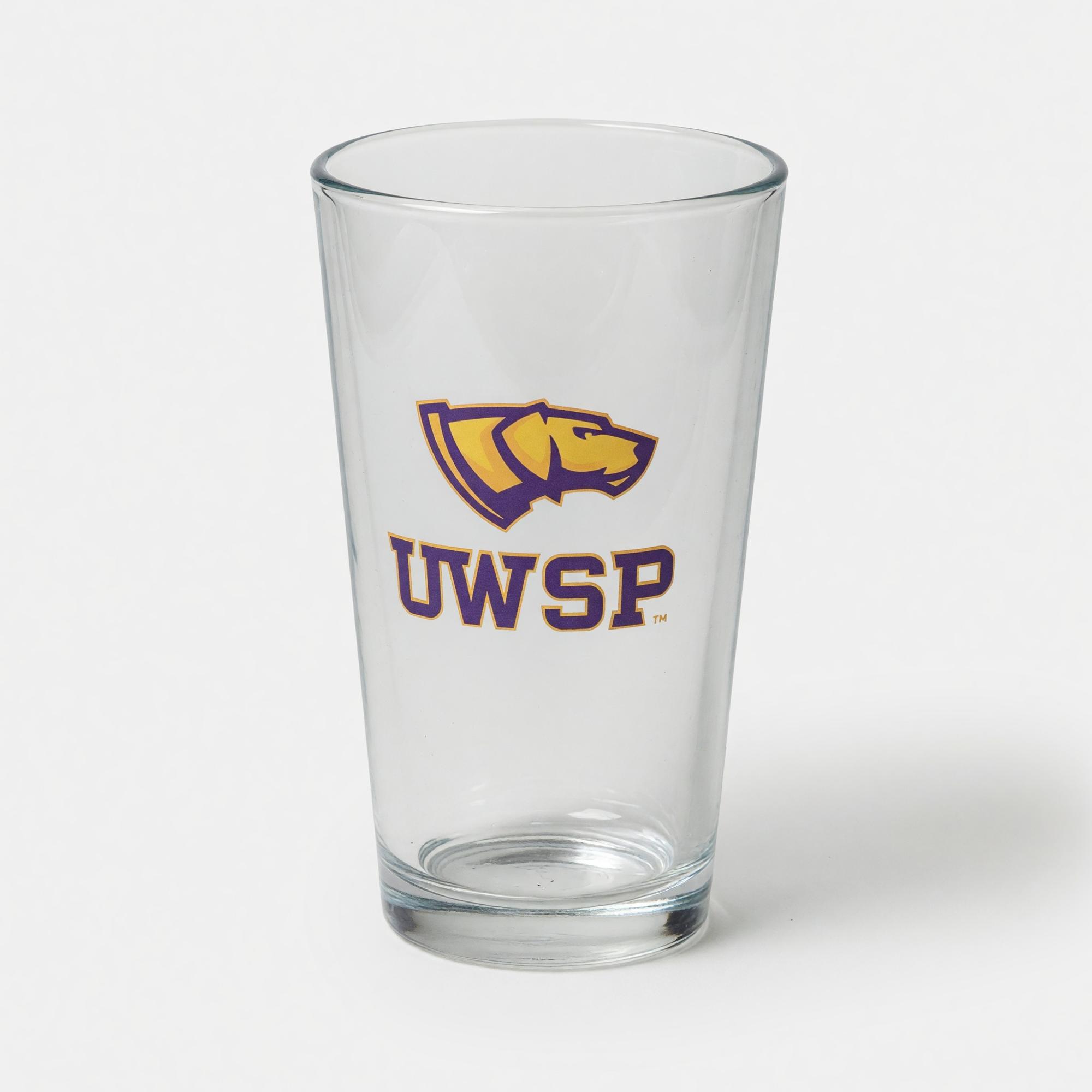 Product image 1 of 1 for University of Wisconsin Stevens Point 16oz Pint Glass