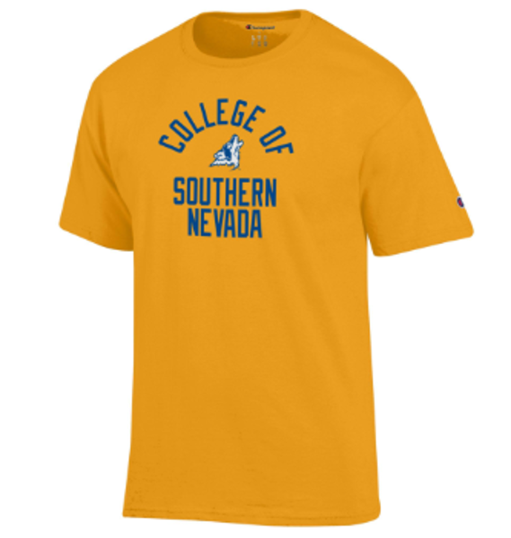 CSN SS TEE ARCH OVER MASCOT GOLD; $24.99