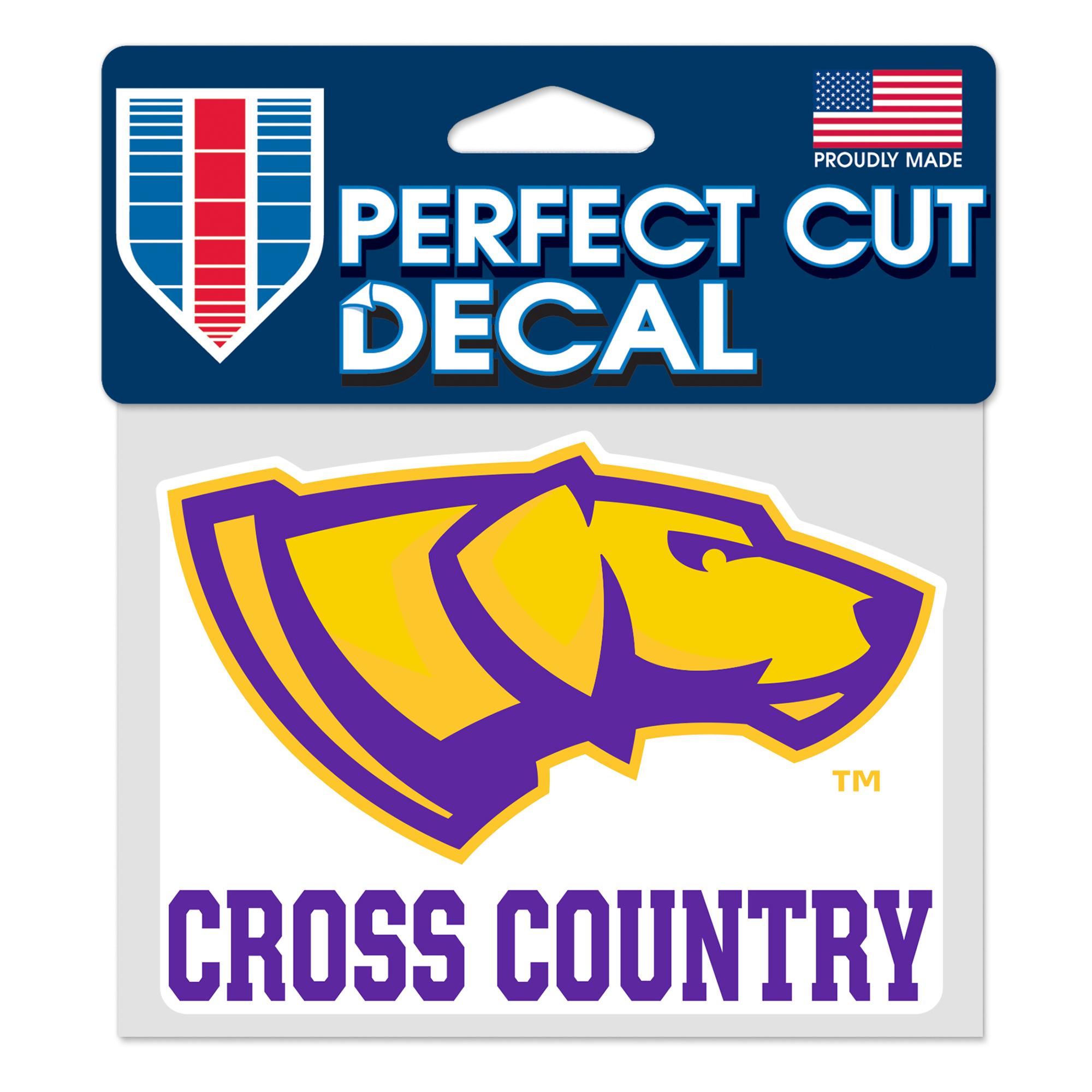 Product image 1 of 1 for UWSP Pointers 5in x3.5in Decal, Cross Country