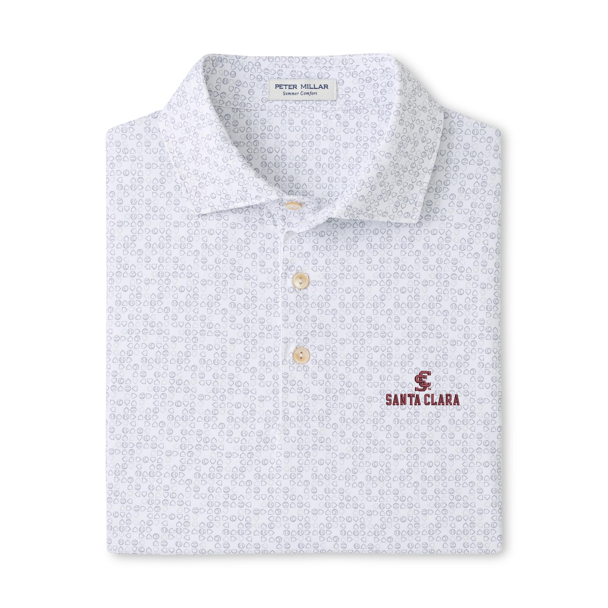 Product image 1 of 1 for Santa Clara Broncos Peter Millar Bases Loaded Performance Jersey Polo