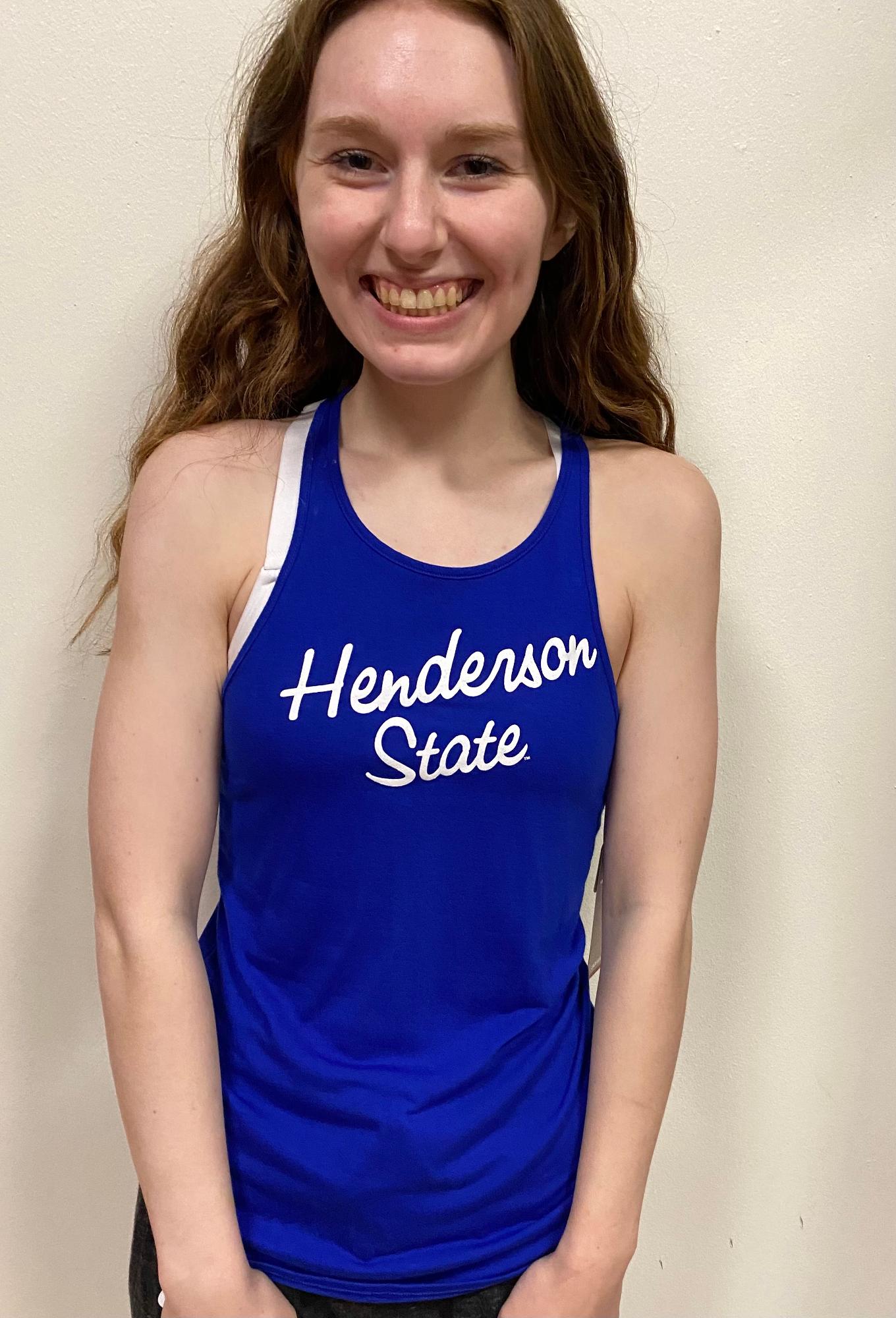 image of: Henderson State Reverse Racer Tank