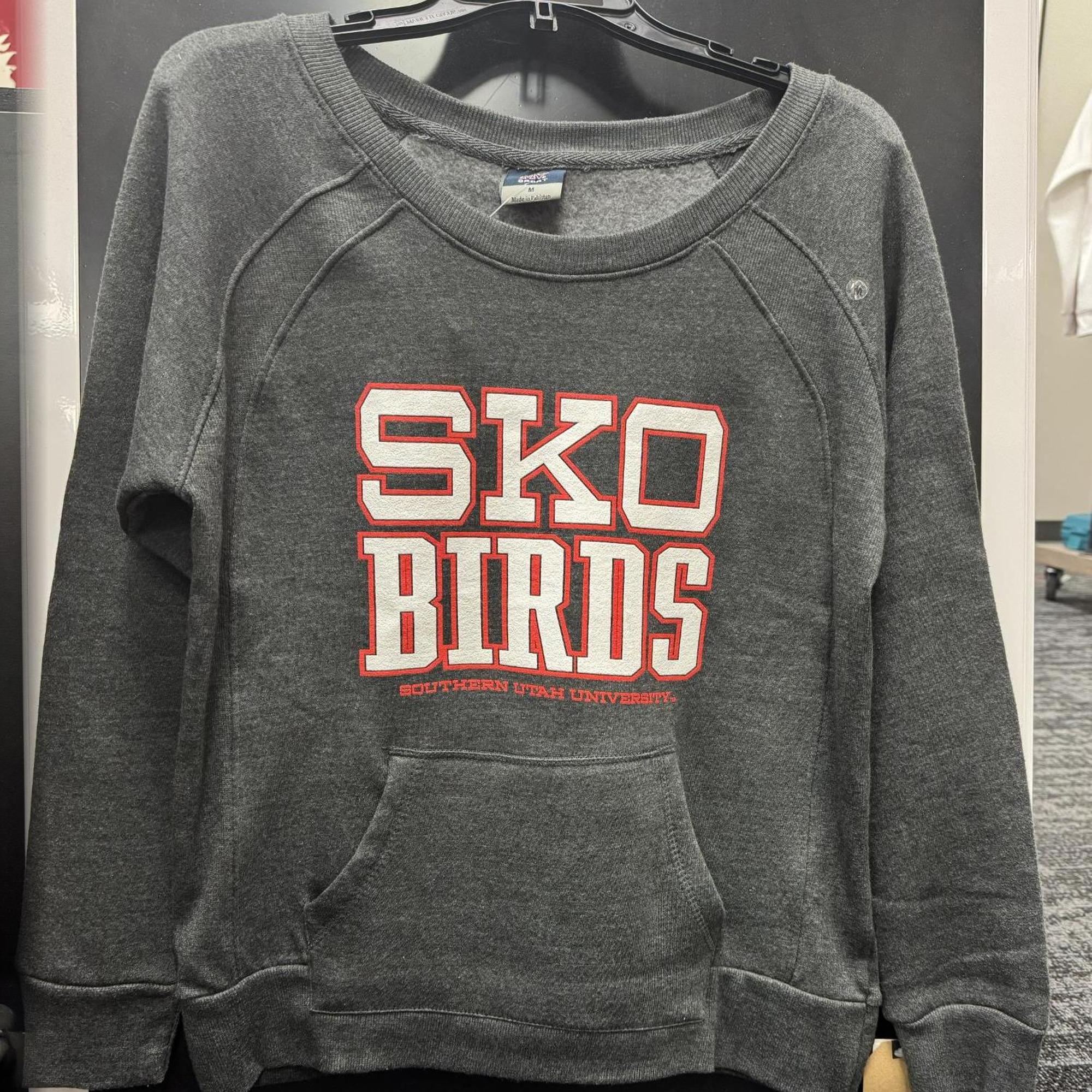 Variant 3 of 5 for MV FLEECE SKO BIRDS SOU CHARCOAL
