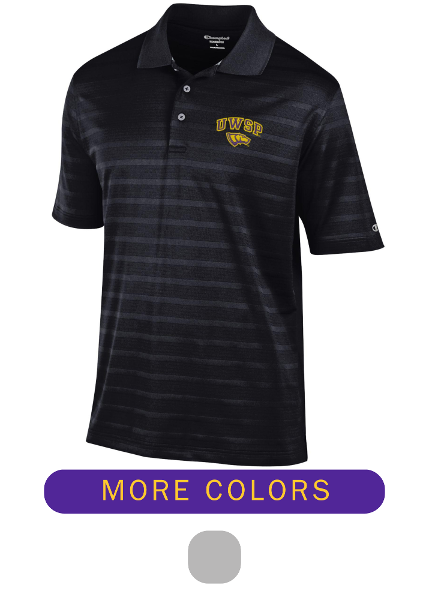 University of Wisconsin- Stevens Point Champion Textured Polo; $69.98