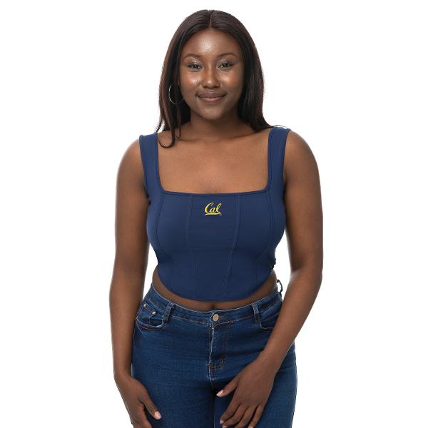 Women's Corset Tank Cal Logo; $44.00