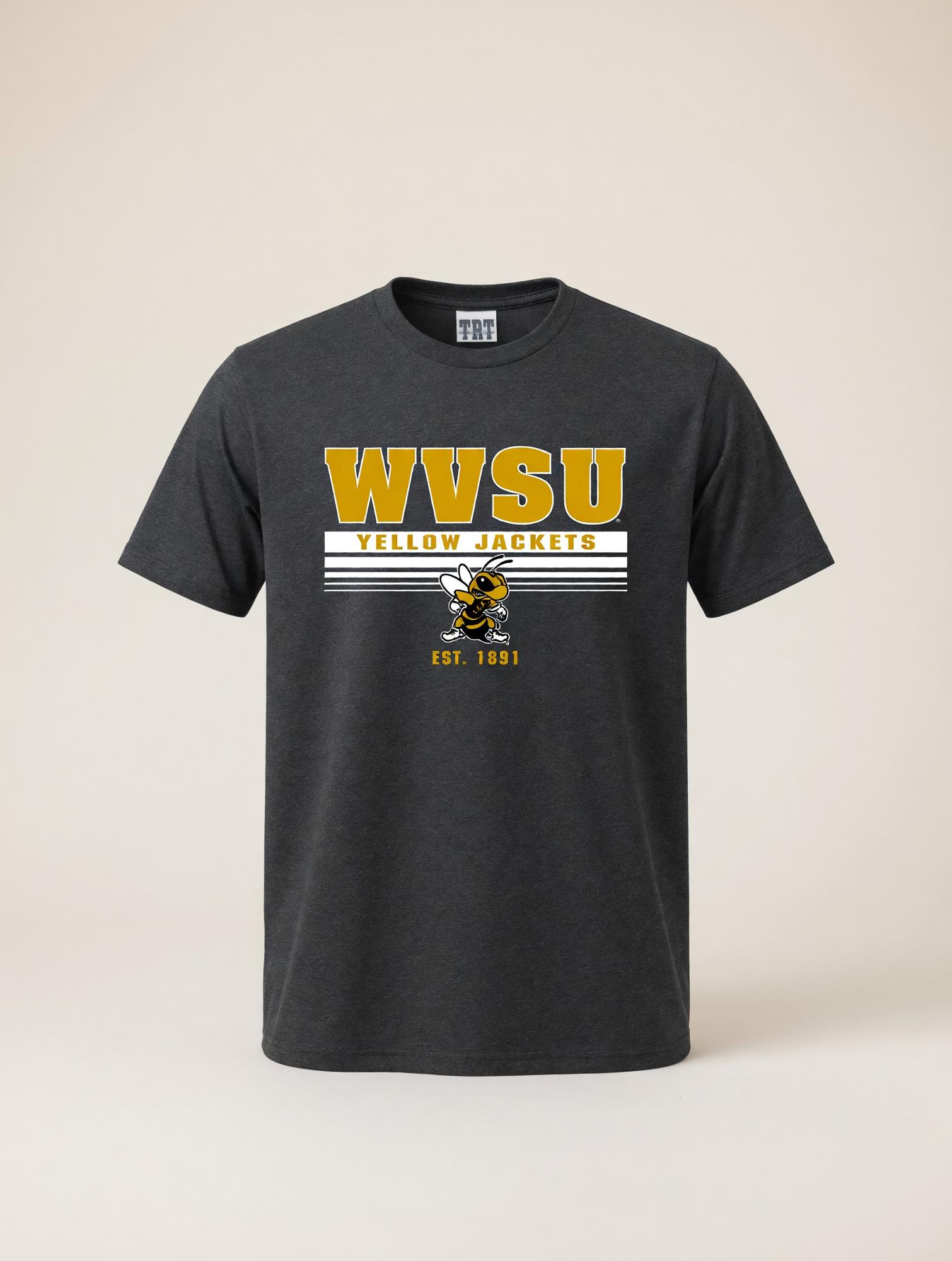 Product image 1 of 1 for Tee - TRT Charcoal "WVSU" Crew '25