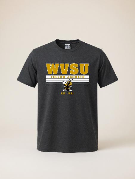 Tee - TRT Charcoal "WVSU" Crew '25; $19.99