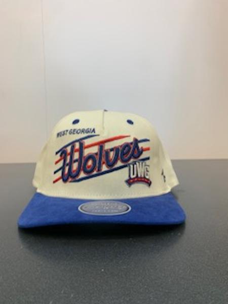 ATHLETICS LOGO WOLVES MARQUEE HAT; $34.99