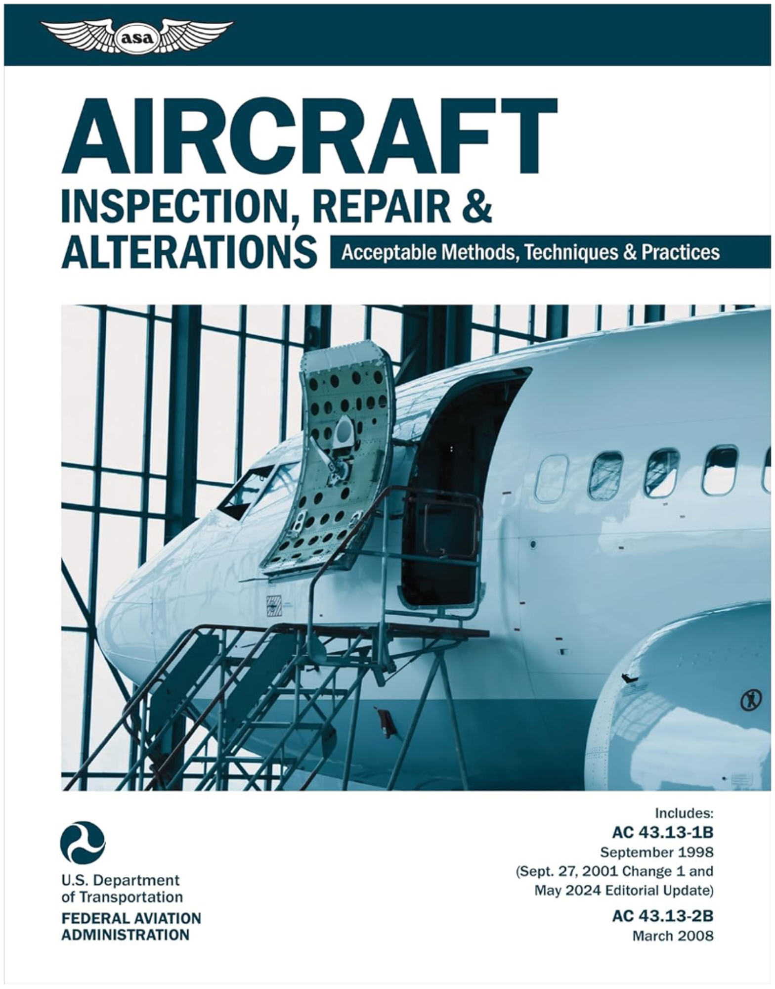 Cover image for AIRCRAFT INSPECTION, REPAIR, AND ALTERATIONS (2025)