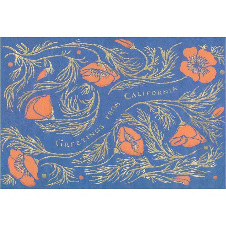 Product image 1 of 1 for Greetings from California Poppies Postcard