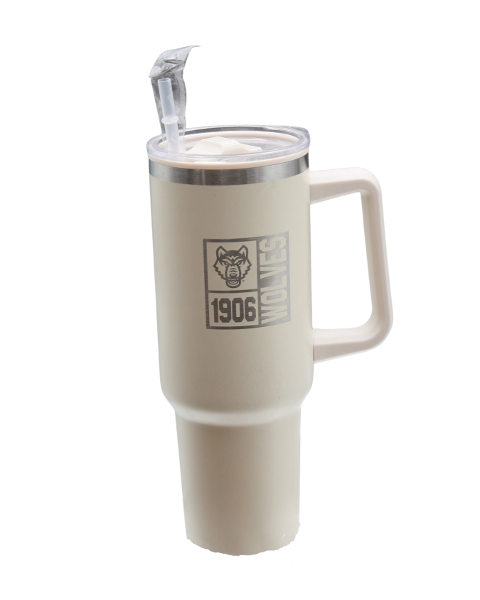 ATHLETICS LOGO TRAVEL TUMBLER; $32.99