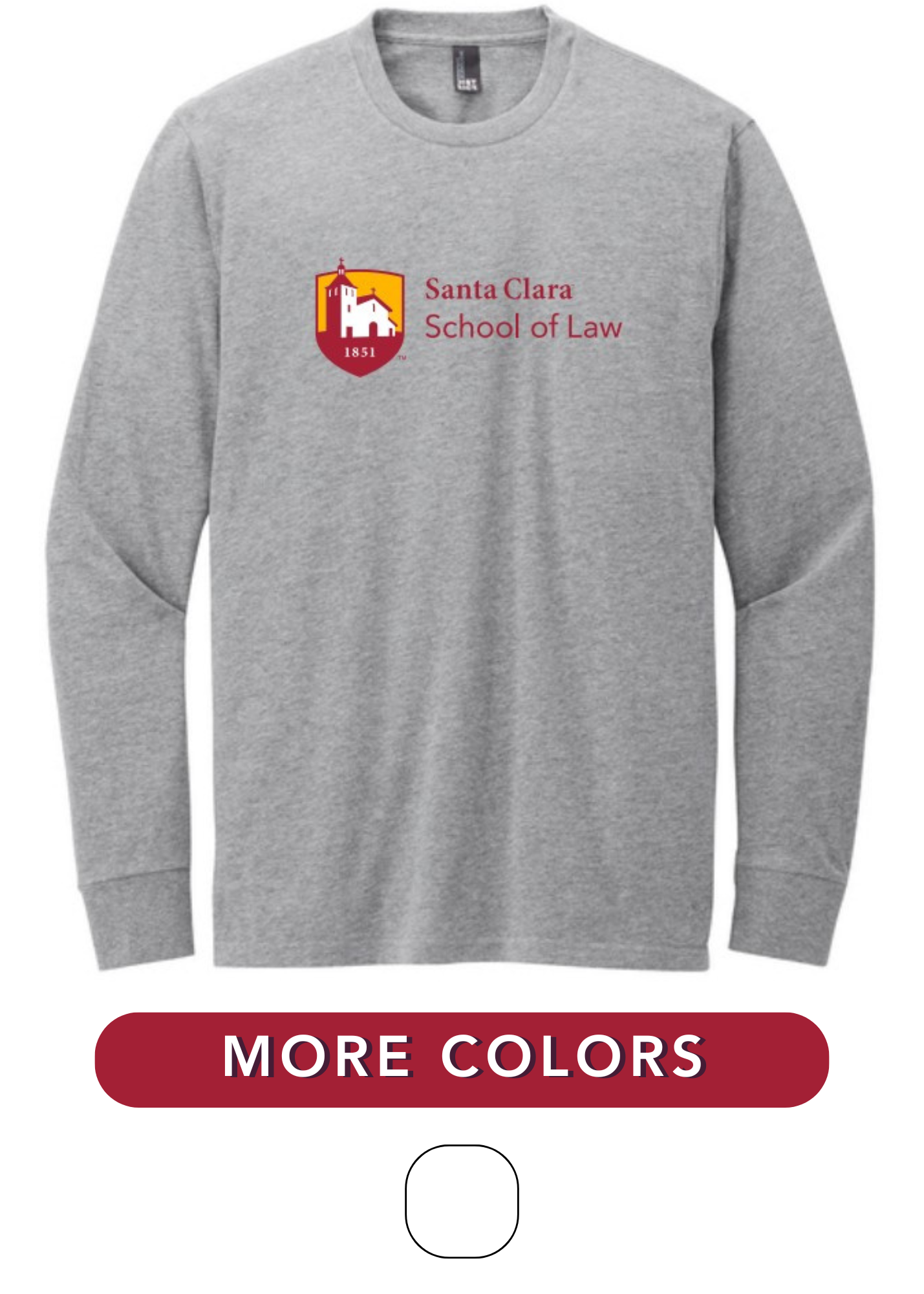 image of: Santa Clara University School of Law Long Sleeve Tee