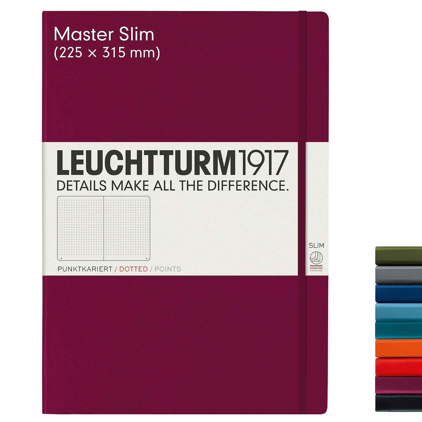 Product image 1 of 1 for Master Slim 121 Page Notebook-Dotted