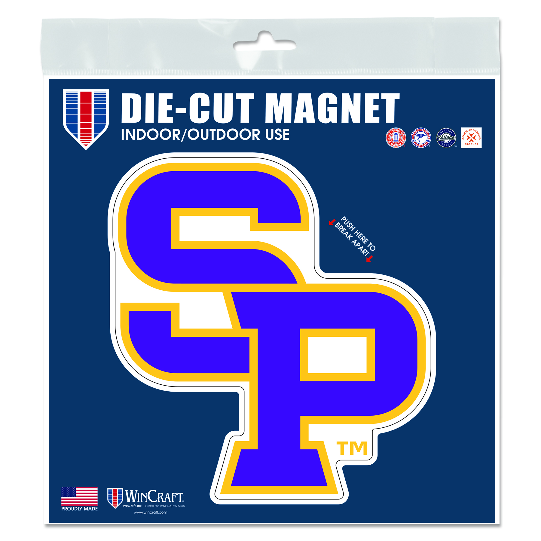 Product image 1 of 1 for UWSP 6in x 6in Die-Cut Magnet