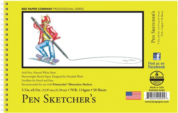 image of: Pen Sketchers Pad 8.5 x 11