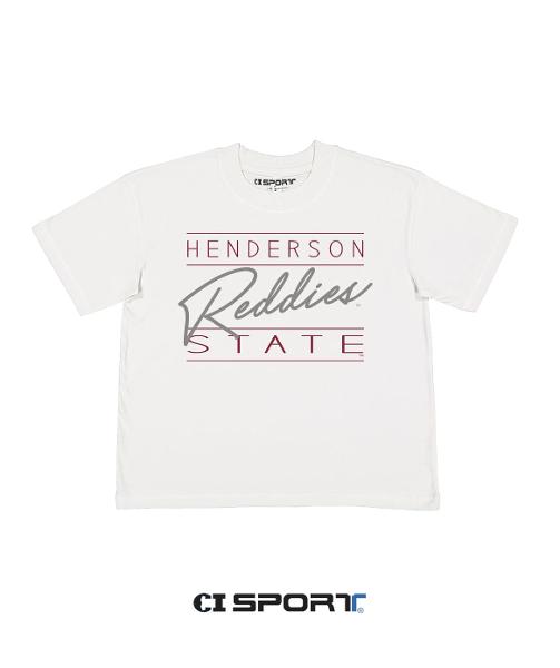 Henderson State Reddies Boxy Jersey Tee; $34.99