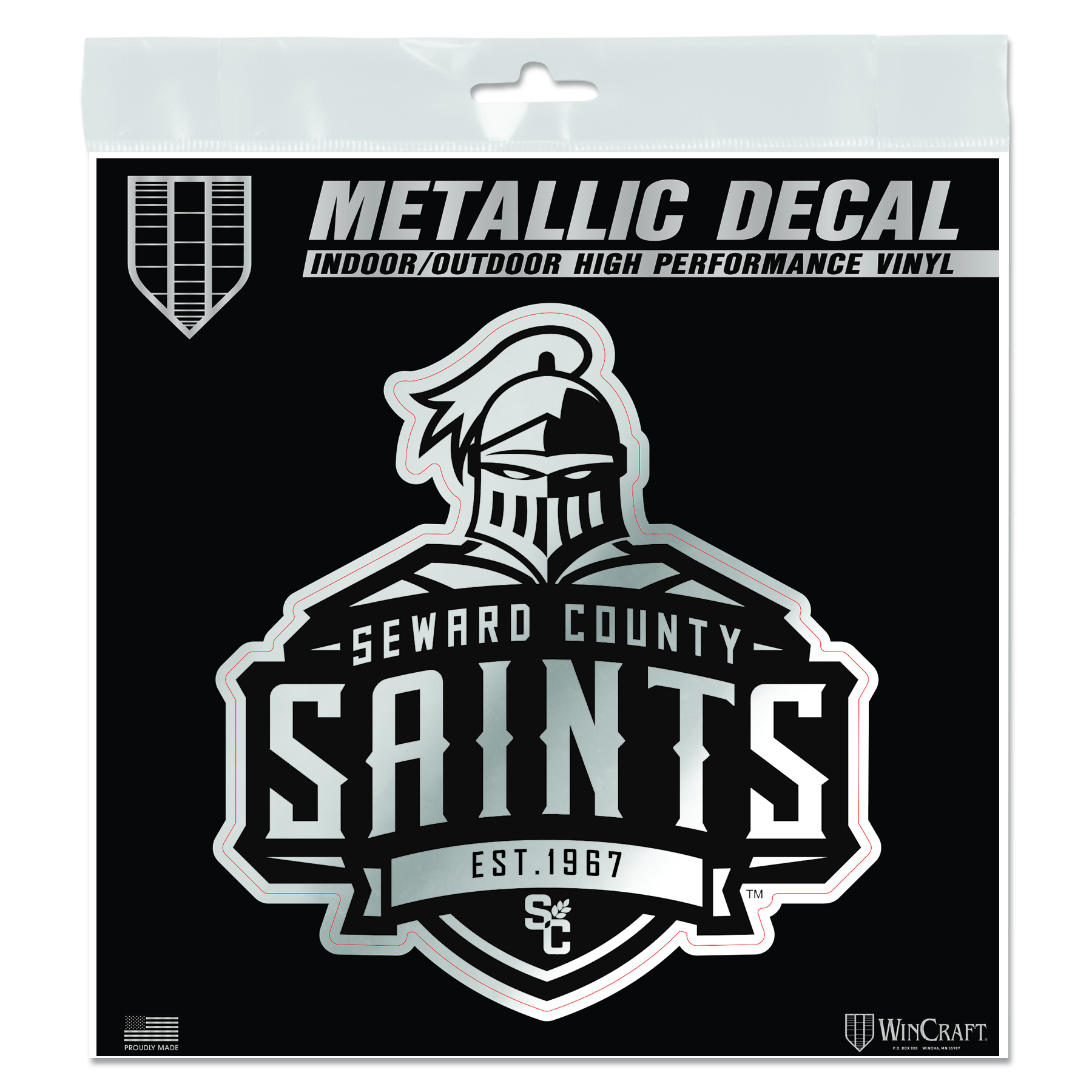 image of: WINCRAFT FULL PRIMARY METALLIC DECAL