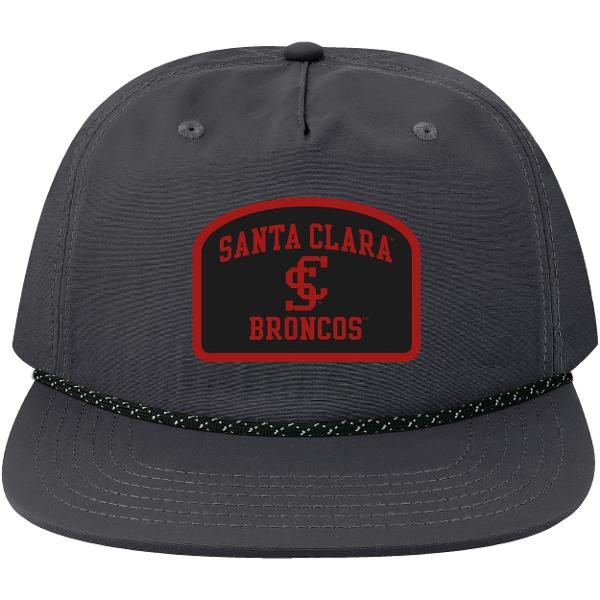 Santa Clara Broncos Chill Rubber Patch Adjustable Hat, Black; $34.98