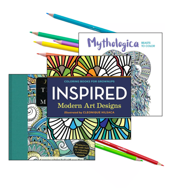 Adult Coloring Books; $8.75