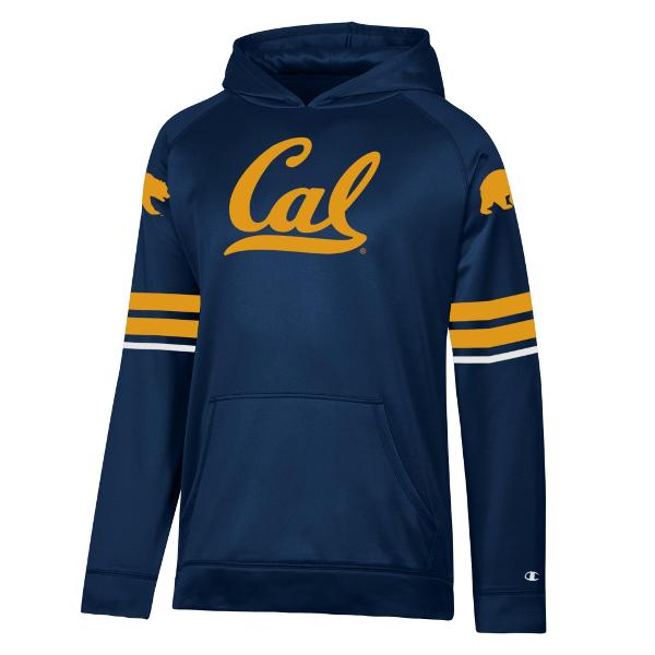 Stadium Coverstitch Hood Cal Logo; $66.00