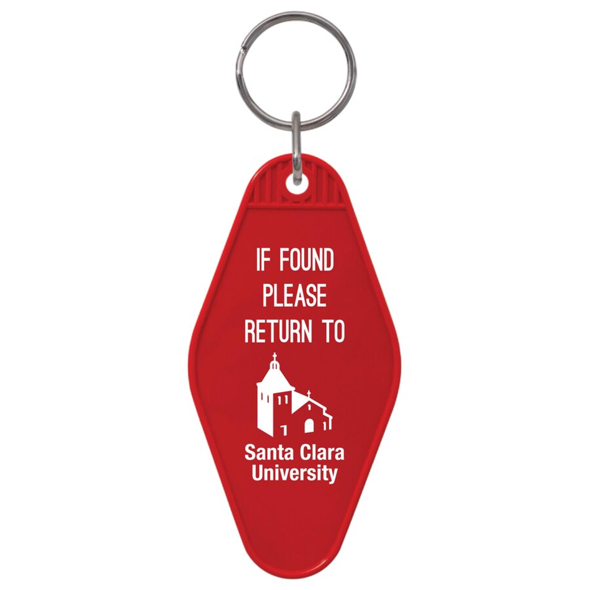 image of: Santa Clara Broncos Motel Keytag, Red