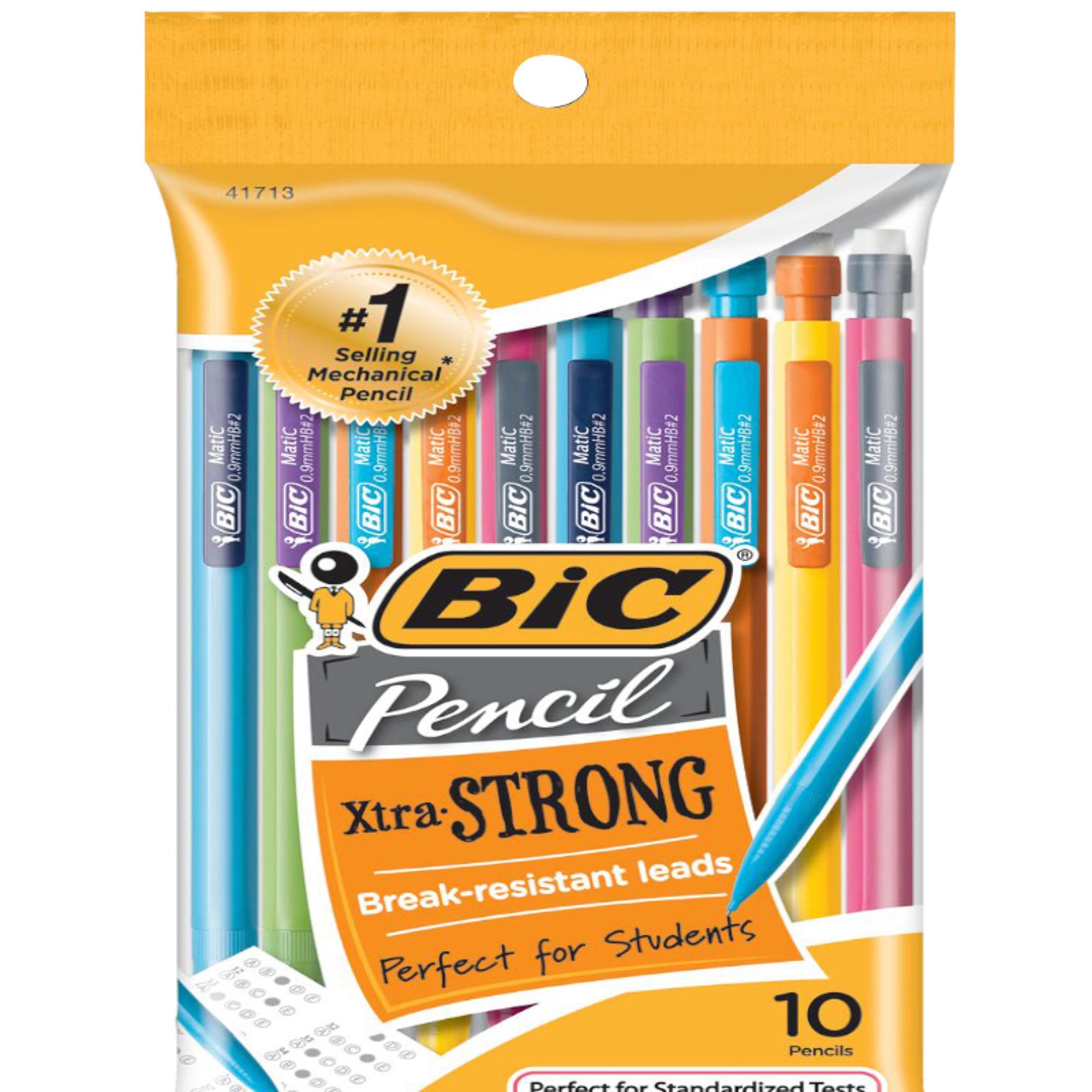 image of: PENCIL BIC MECHANICAL 10 PACK .9mm