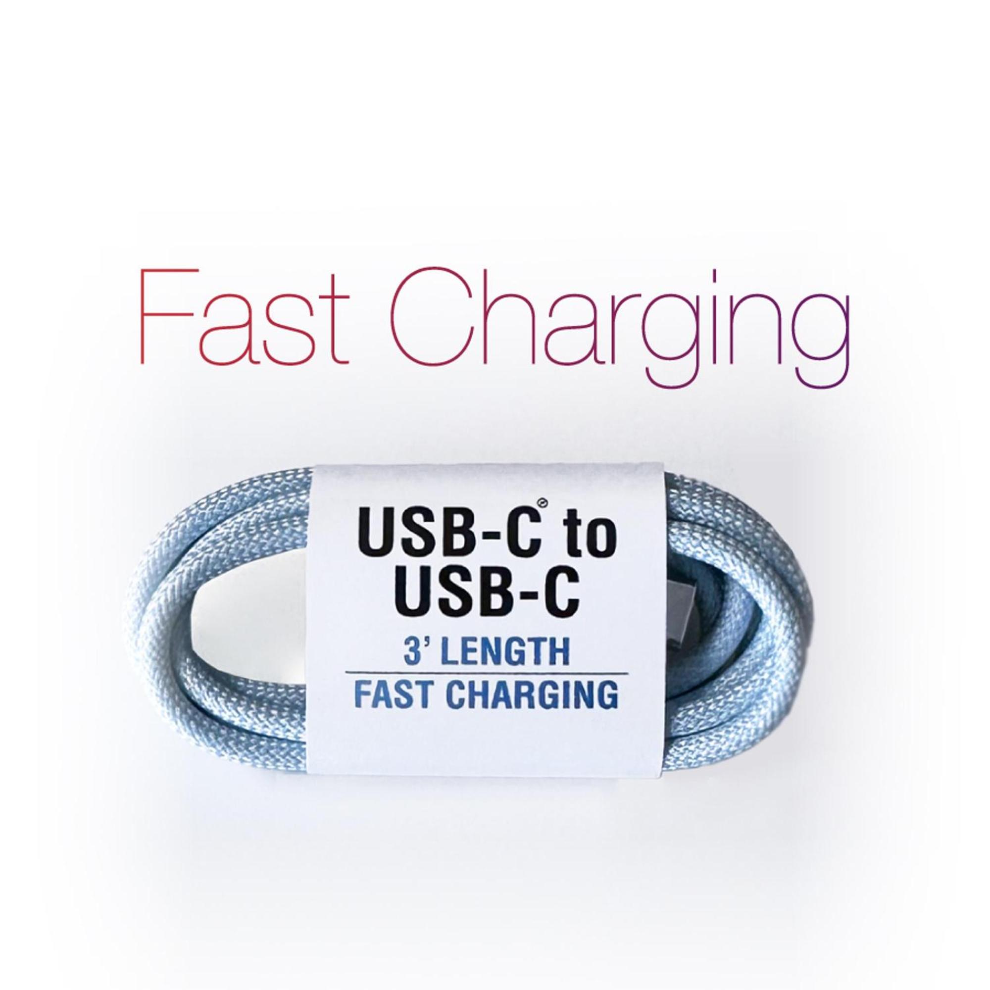 Product image 3 of 3 for USB-C to USB-C Fast Charging Braided Cables