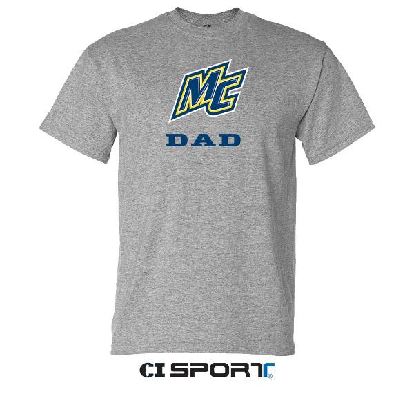 MC Dad Heather Grey Tee; $18.99