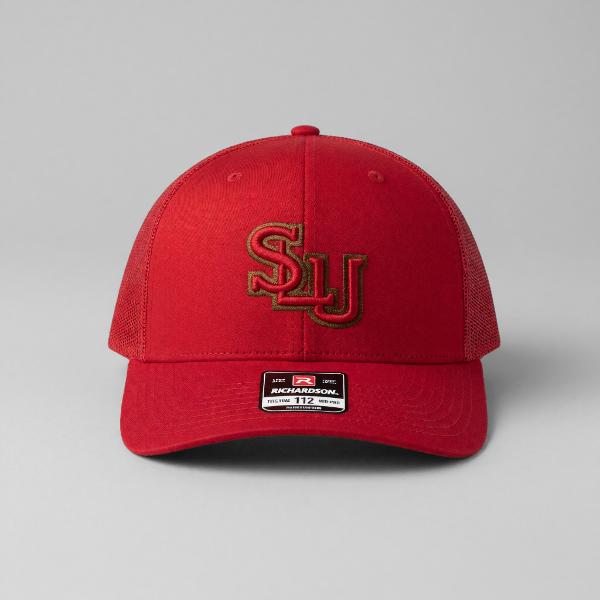 Richardson 112 Trucker Hat Red/Red; $34.95