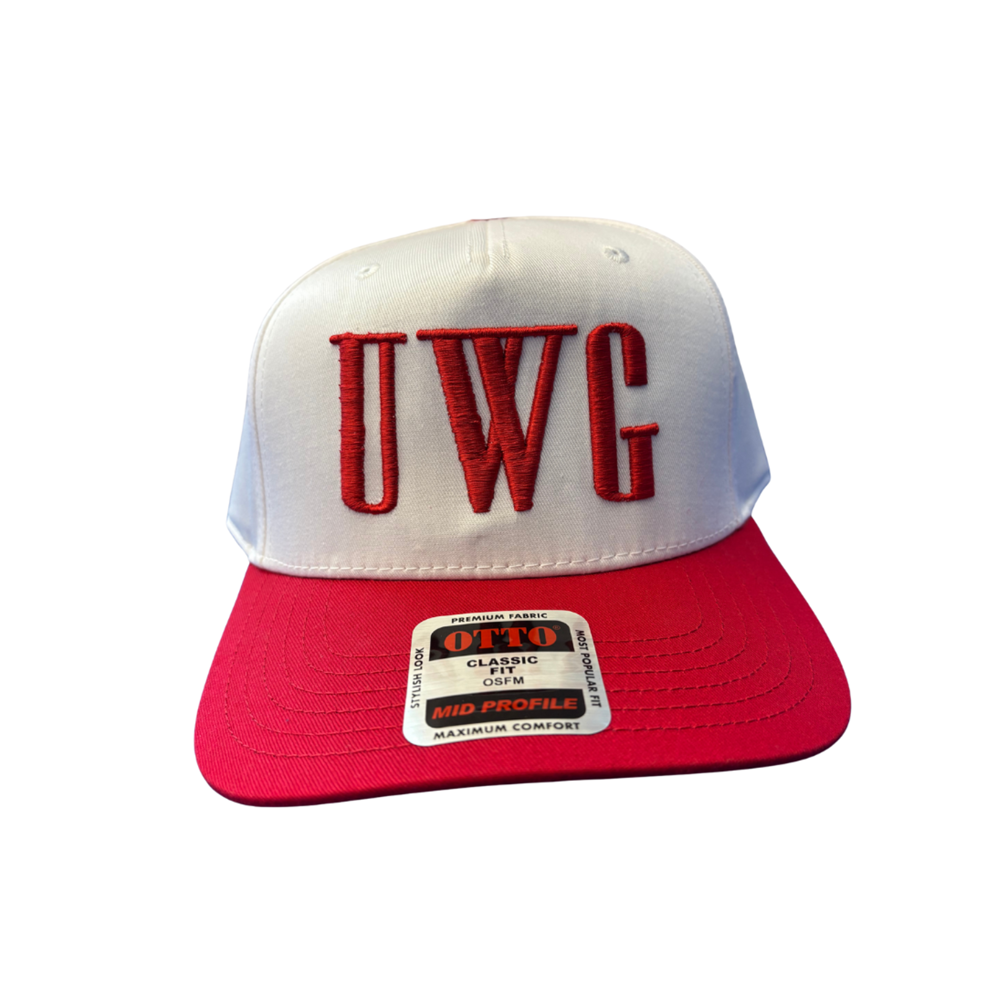 image of: VINTAGE 3D PUFF CAP EMBROIDERED TWO TONE HAT