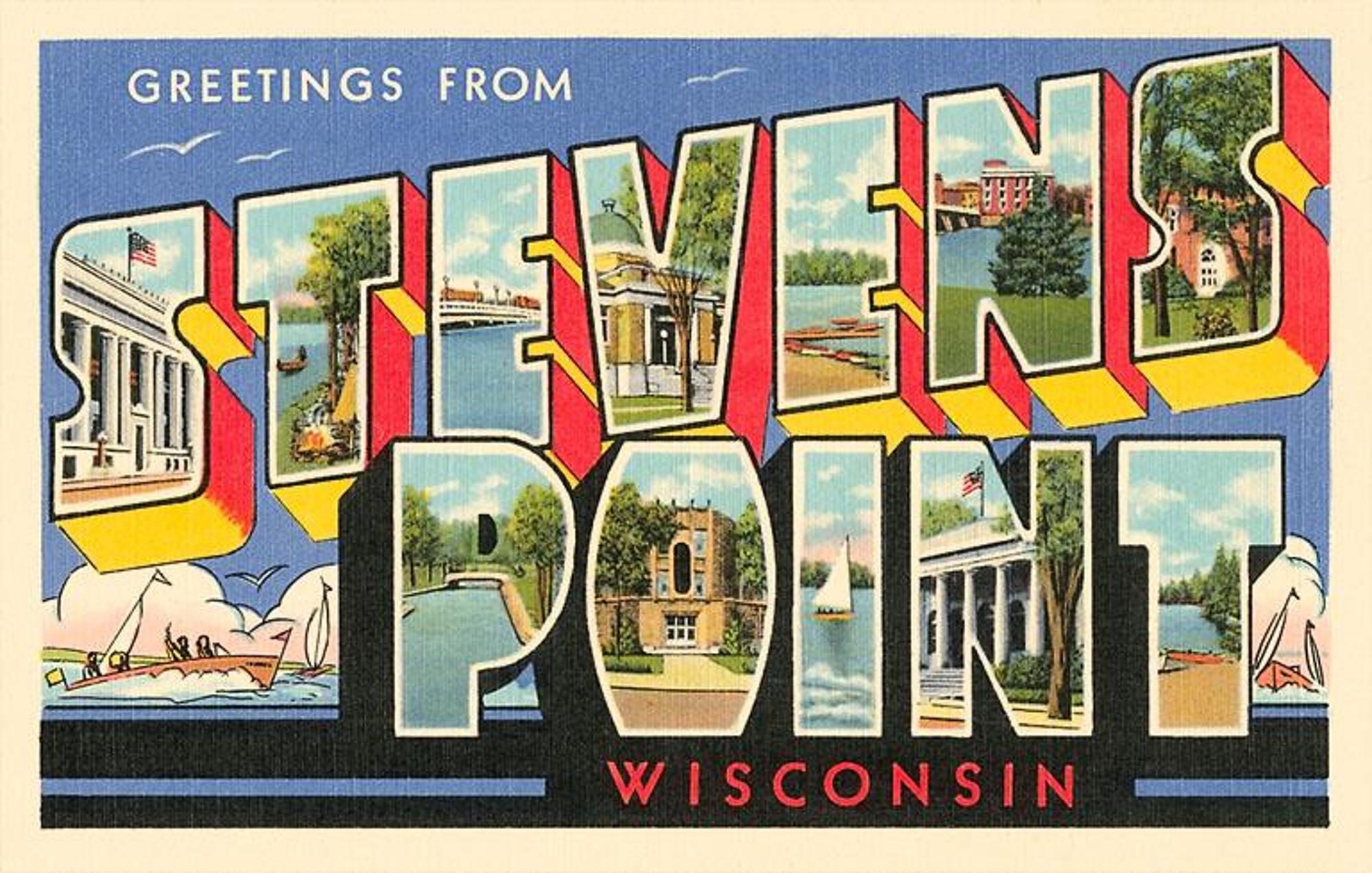 Product image 1 of 1 for Greetings from Stevens Point Wisconsin Magnet