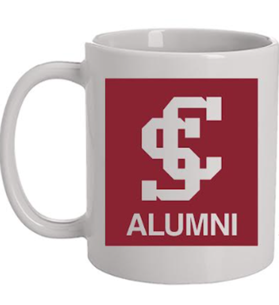 Santa Clara Broncos Alumni 11oz Ceramic Mug, White; $8.98