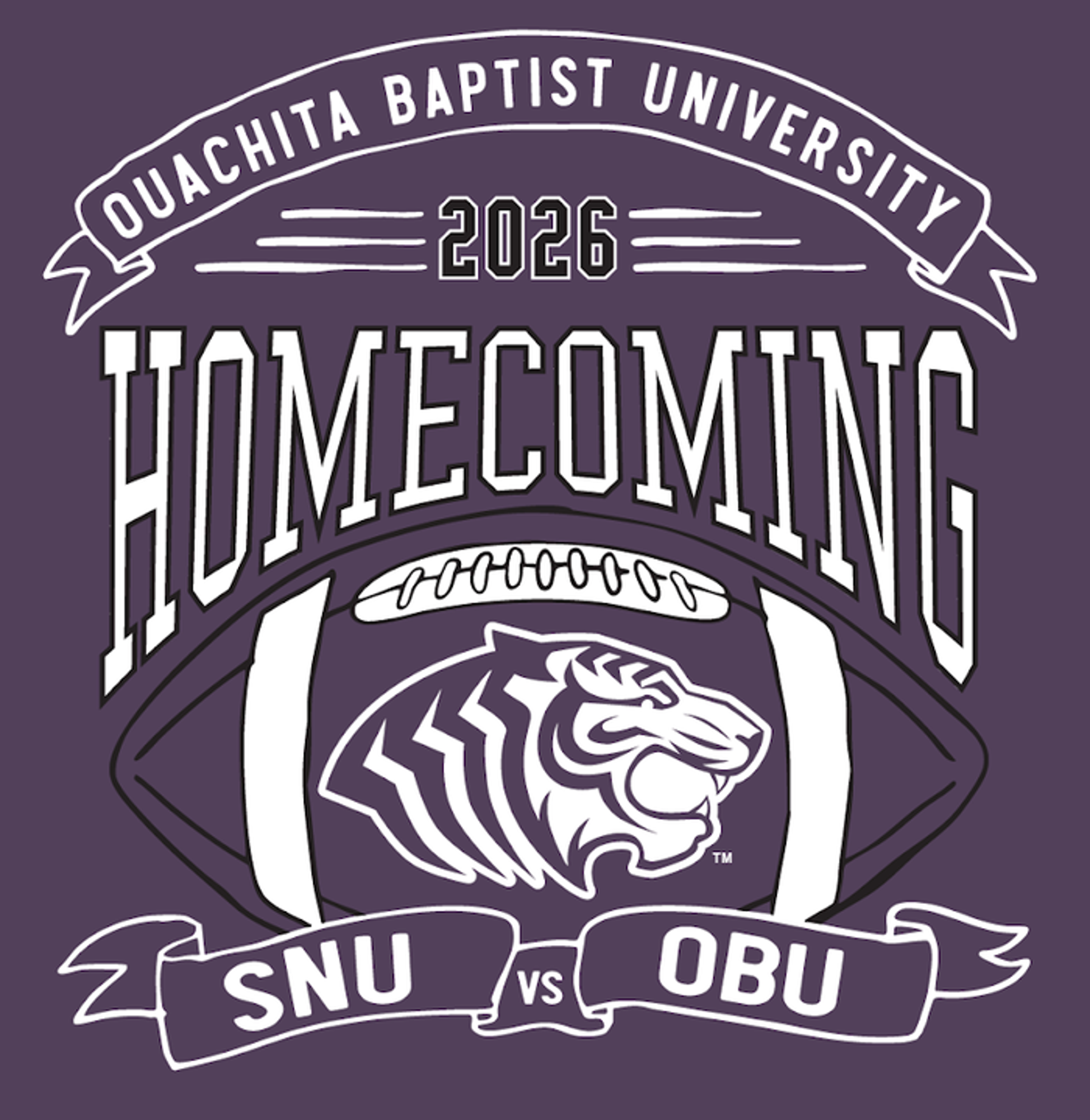 Product image 1 of 2 for Ouachita 2026 Homecoming Short Sleeve Tee