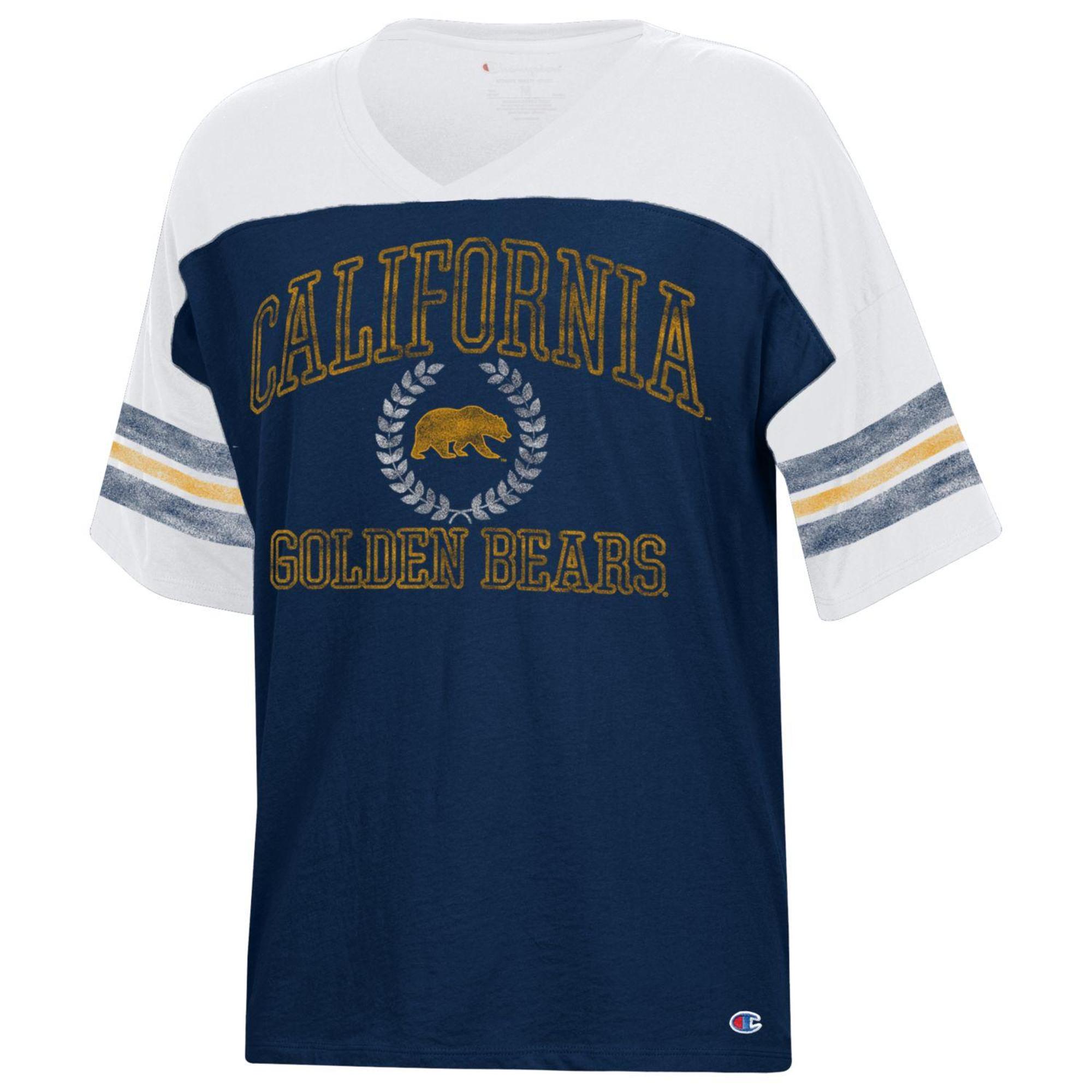 Product image 1 of 1 for Women’s Stadium V−Neck Fan Top Walking Bear / Golden Bears Logo
