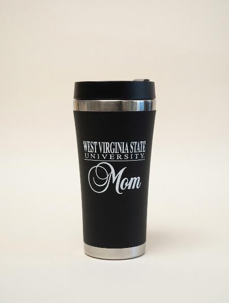 TRAVEL MUG - RFSJ "MOM" Black Tumbler; $15.99