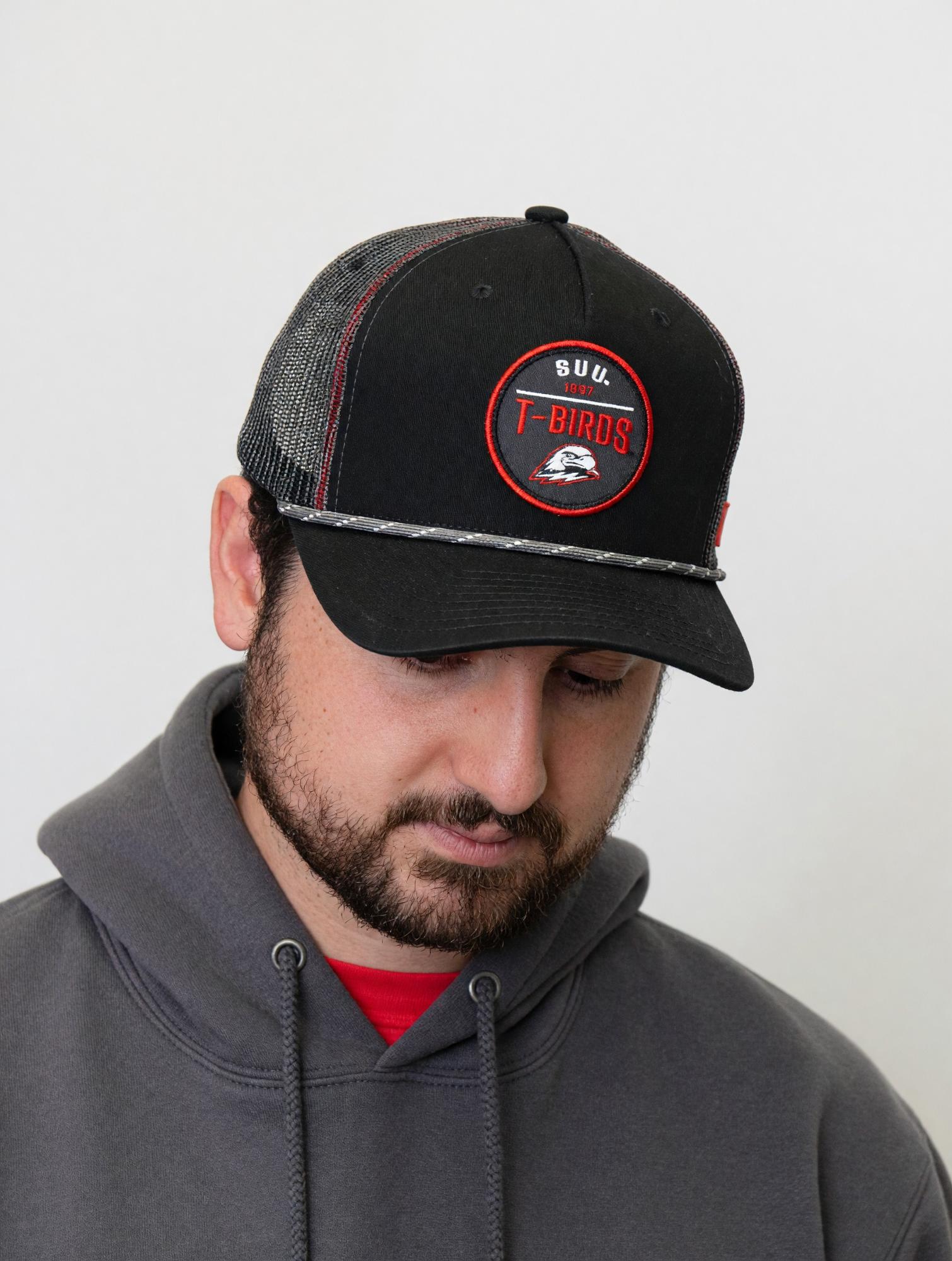Product image 2 of 2 for Hat Ember Black SUU T-Birds Round Patch Adjustable 1897