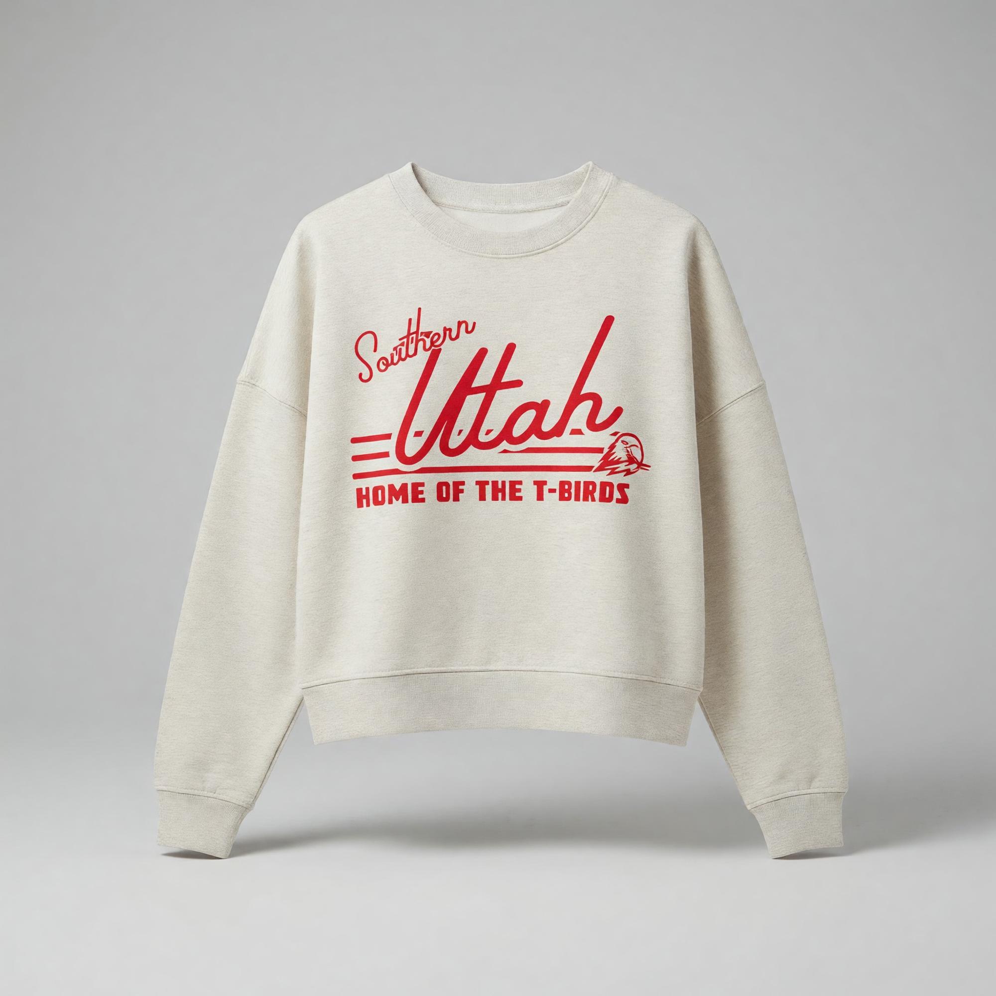 Product image 1 of 2 for MV Sport Home of the T-Birds Cropped Crew