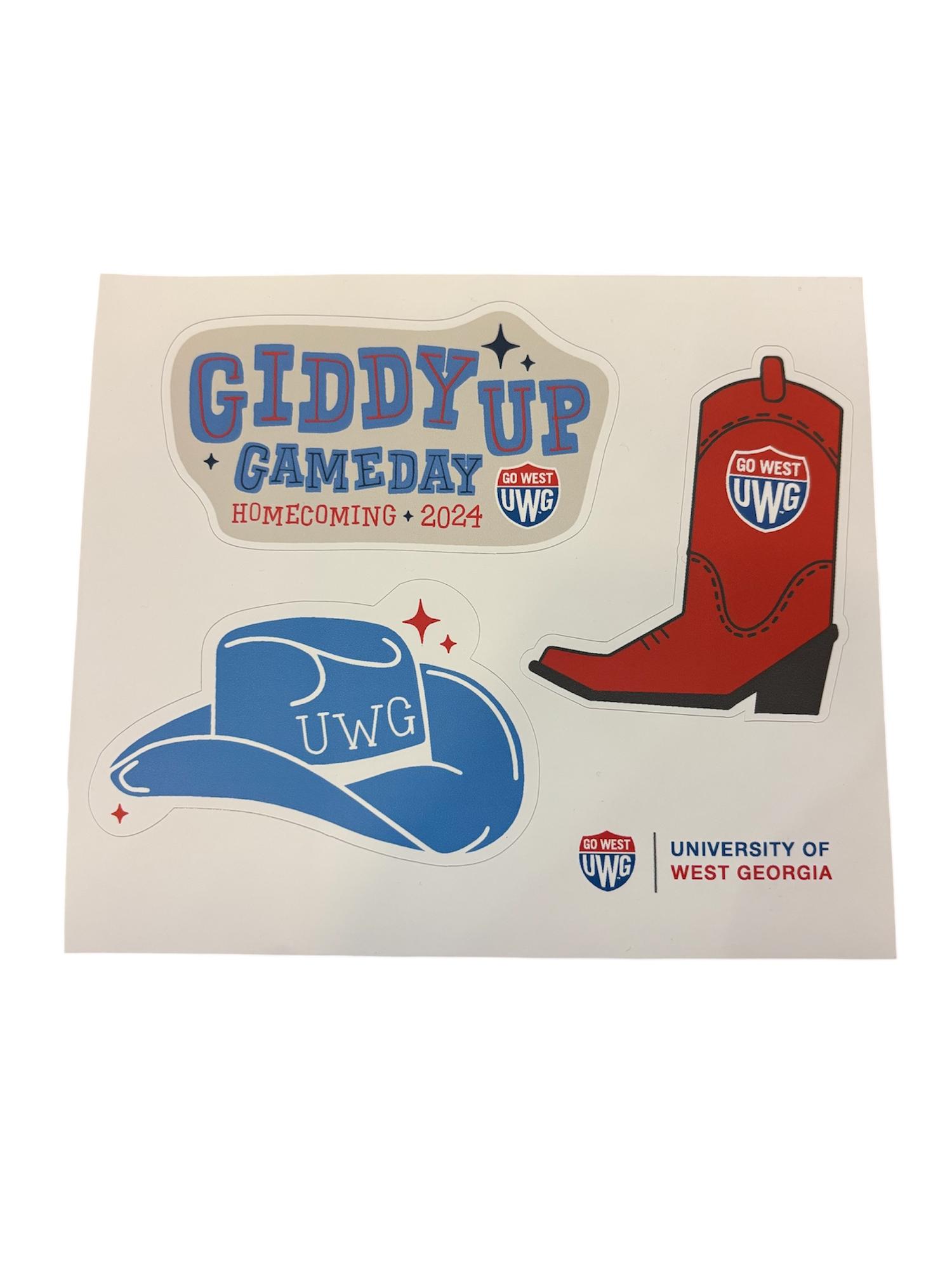 image of: HOMECOMING STICKER SHEET