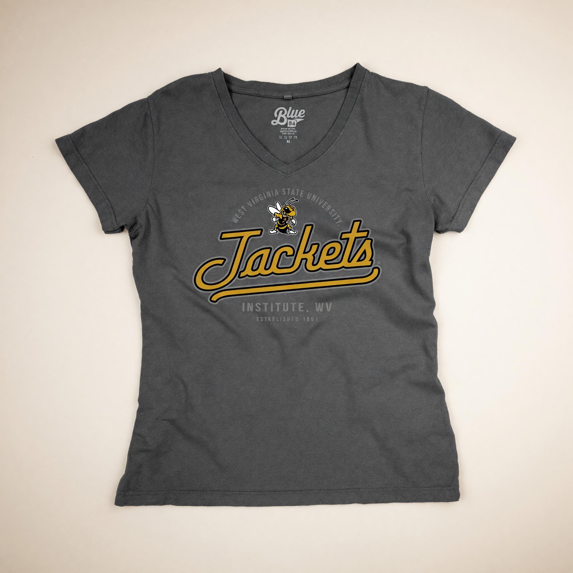 Product image 1 of 1 for Tee - Blue 84 Charcoal V-Neck "Jackets"