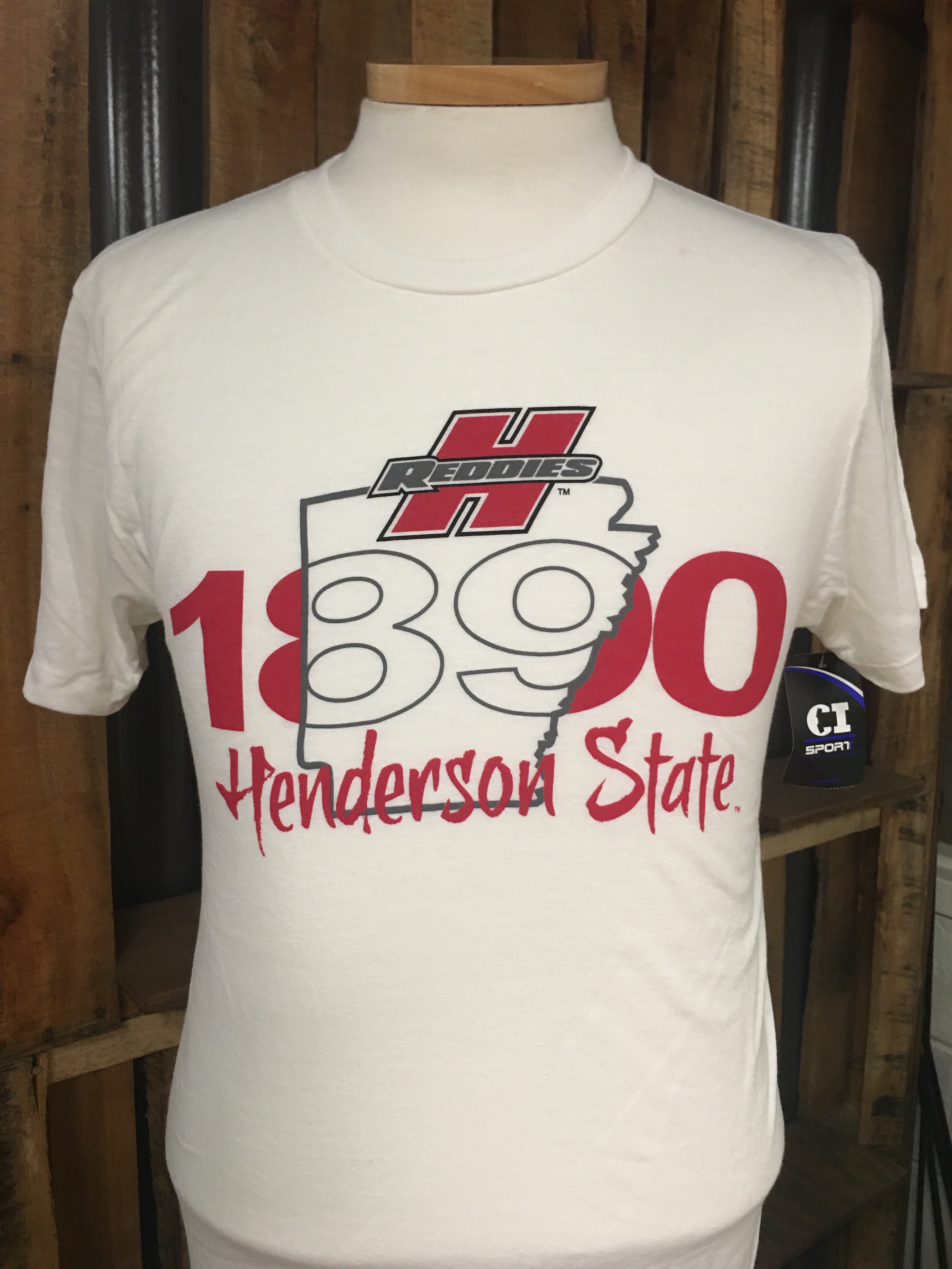 image of: Henderson State Reddies 1890 Erosion Short Sleeve T-Shirt