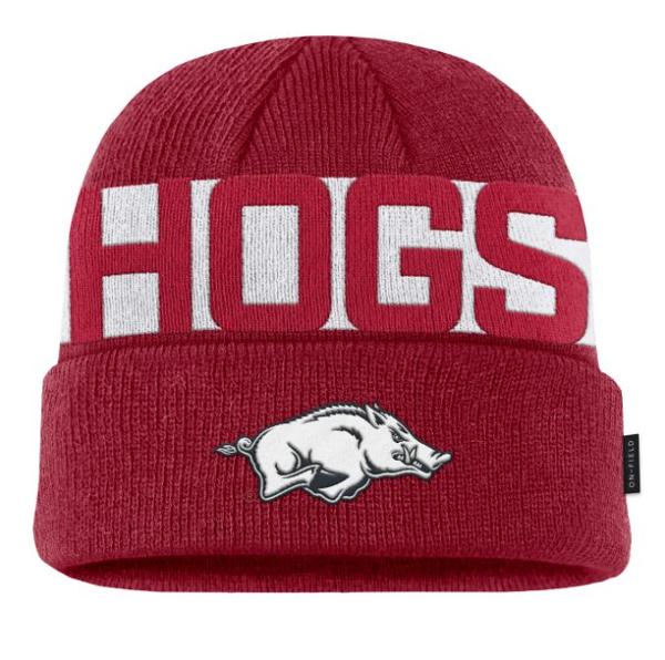 Arkansas Razorbacks Utility Cuffed Beanie; $30.00