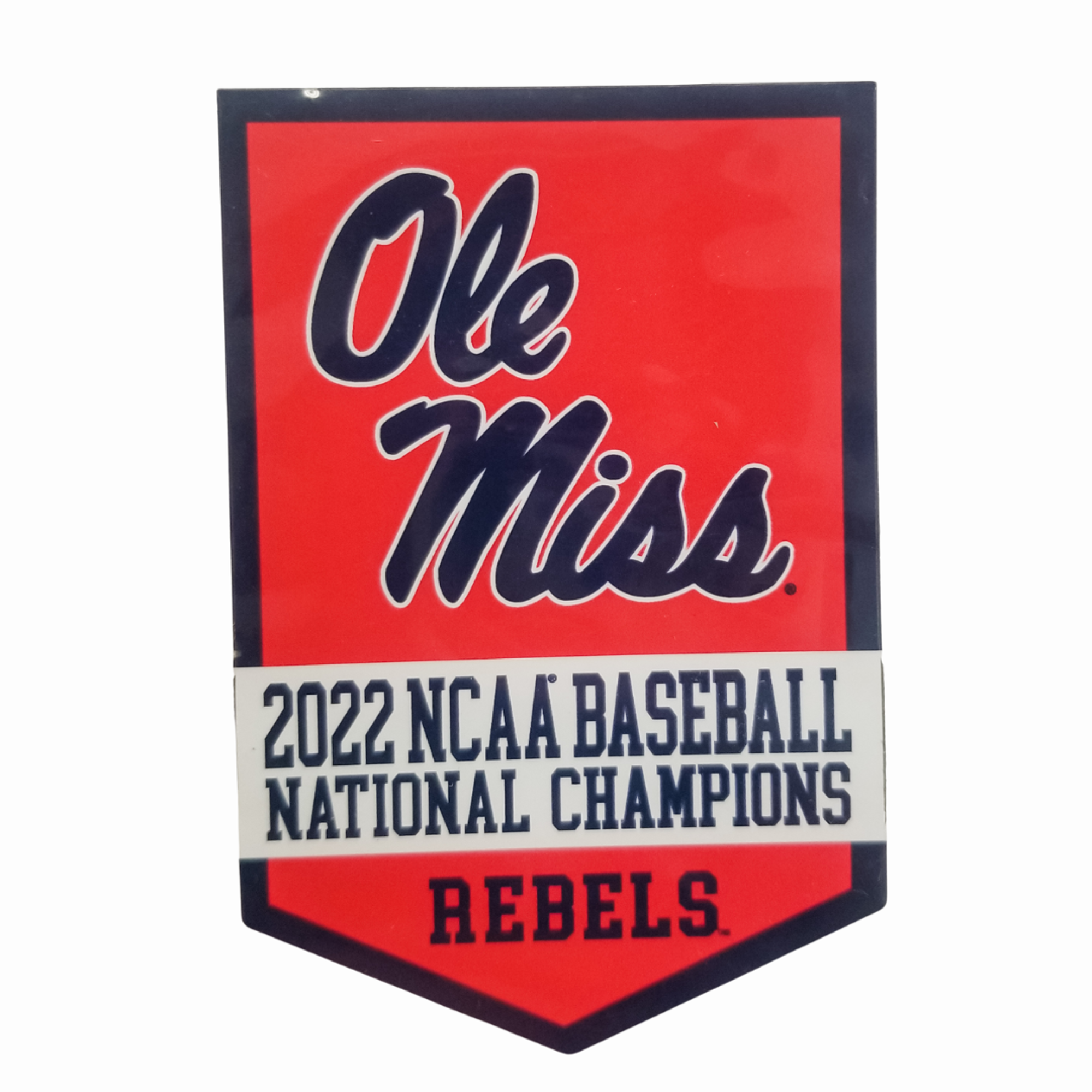 image of: Ole Miss NCAA Baseball National Champions Auto Magnet