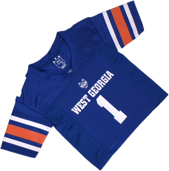 WOLF LOGO WEST GA FOOTBALL JERSEY; $29.99
