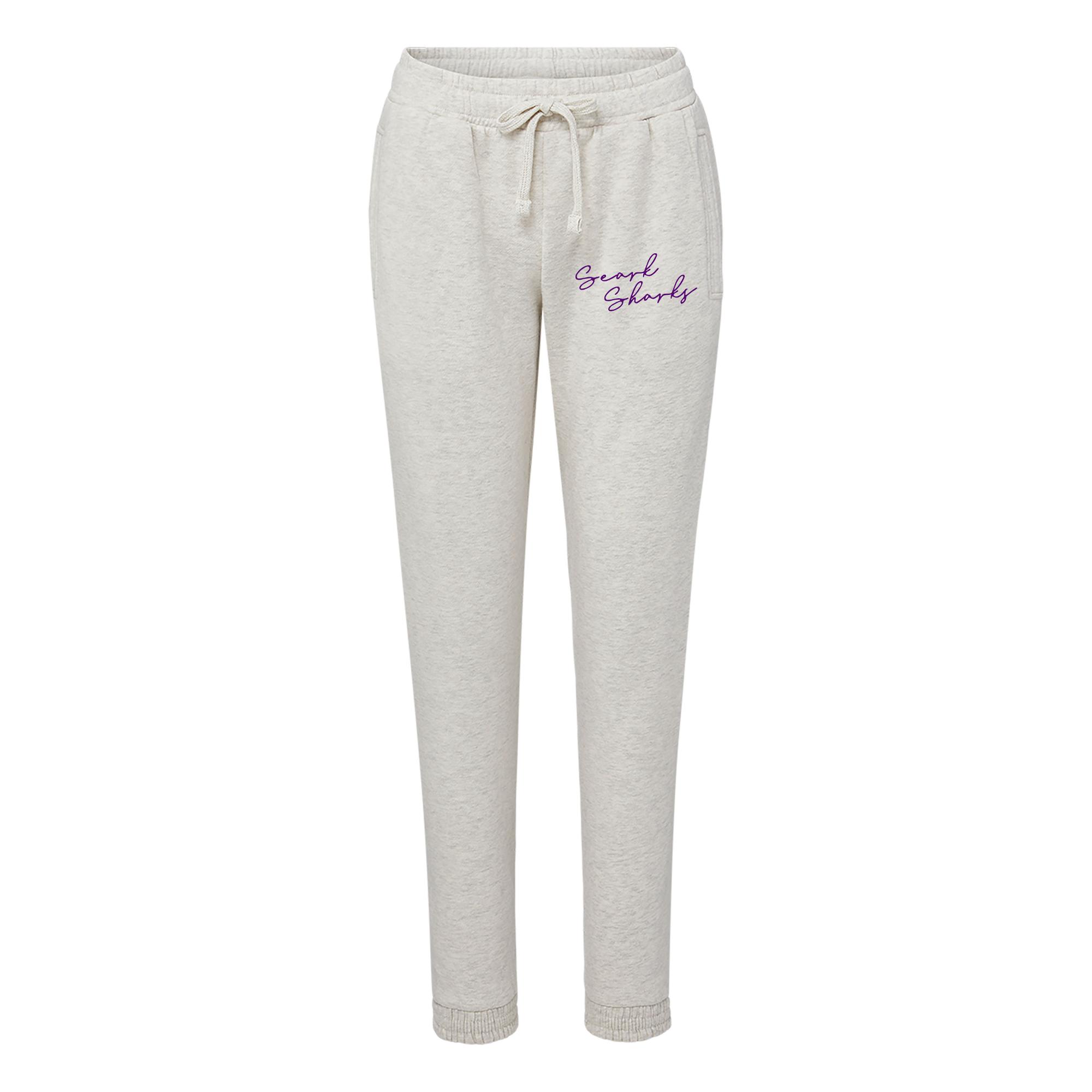 Product image 1 of 1 for Southeast Arkansas College Ladies Vintage Fleece Pant, Heather Oatmeal