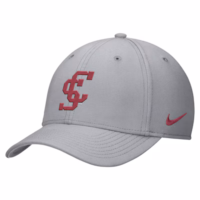 image of: Santa Clara Broncos Nike Swoosh Flex Hat, Gray