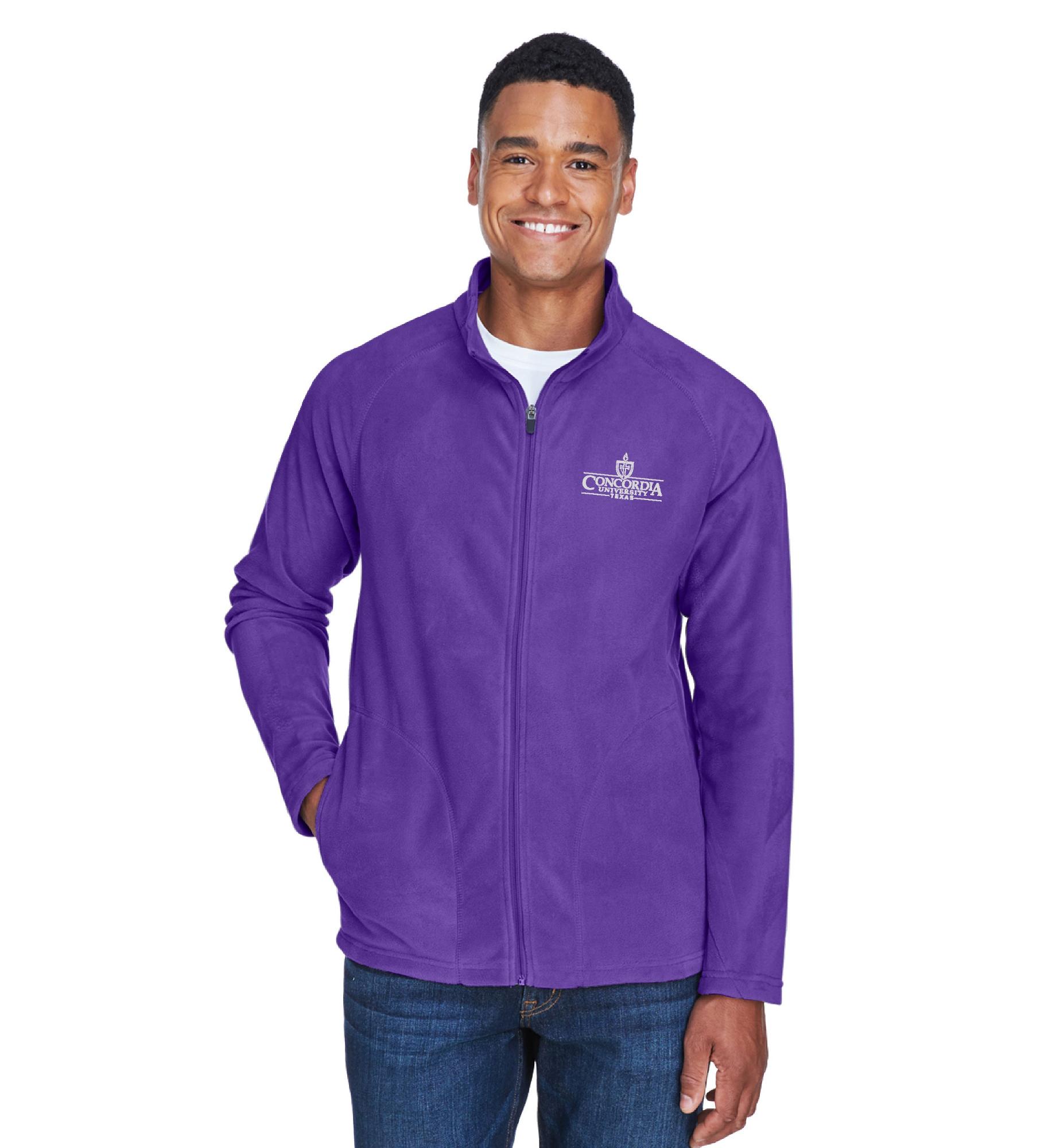 Concordia Texas Purple Fleece Nursing Jacket Concordia University TX Bookstore