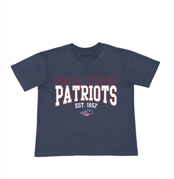 CF WOS SS BOXY TEE ALLY NAME MASCOT; $32.99