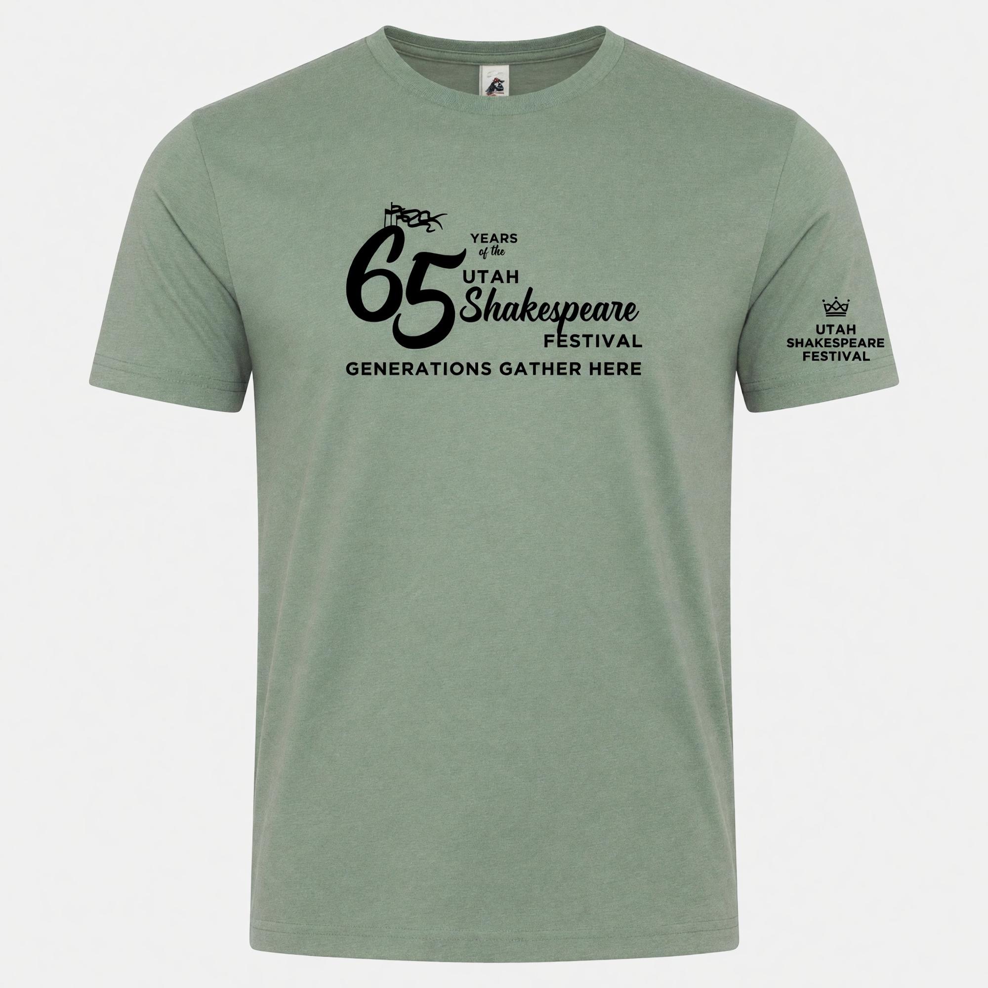 Product image 2 of 2 for Utah Shakespeare Festival 65th Anniversary Shirt