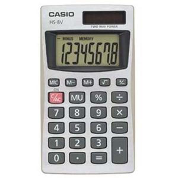 CASIO HS-8V BASIC CALCULATOR; $4.95