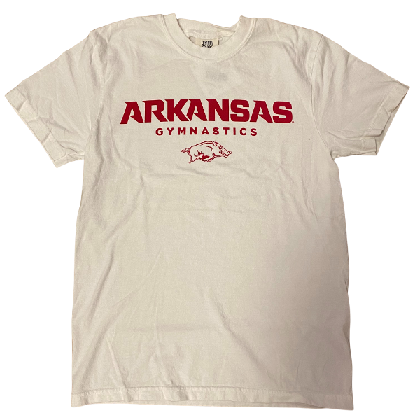 Arkansas Razorbacks Gymnastics Tee; $32.00