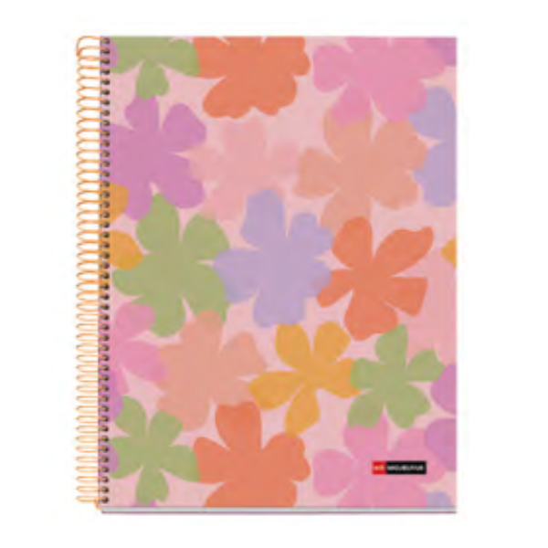 SPIRAL MIGUEL RIUS 4 SUBJECT PASTEL PETALS; $18.99